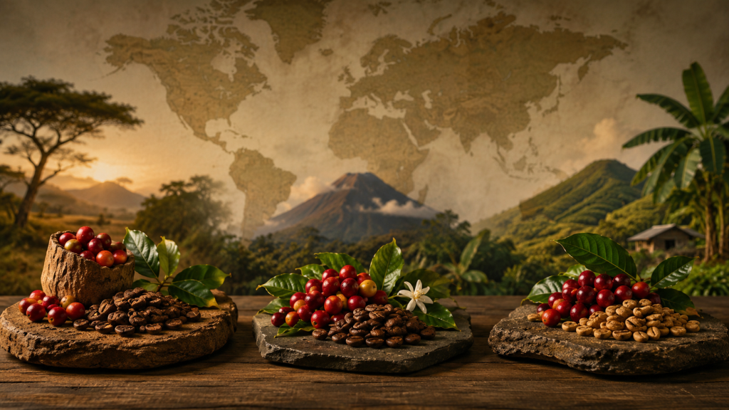 Kaffe fra Afrika, Mellemamerika og Sydamerika – hvad er forskellen?